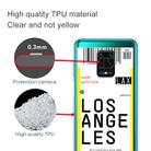 For Xiaomi Redmi Note 9S Boarding Card Series Pattern TPU Protective Case(Los Angeles) - 3