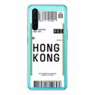 For OnePlus Nord Boarding Card Series Pattern TPU Protective Case(Hong Kong) - 1