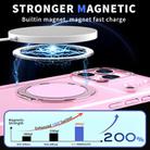 For iPhone 17 Pro Max Kalebol 360-degree Rotating MagSafe Magnetic Holder Phone Case(Pink) - 2
