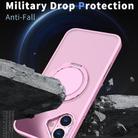 For iPhone 16 Plus Kalebol 360-degree Rotating MagSafe Magnetic Holder Phone Case(Pink) - 3