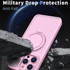 For iPhone 16 Pro Max Kalebol 360-degree Rotating MagSafe Magnetic Holder Phone Case(Pink) - 3