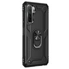 For Huawei P40 Lite 5G Shockproof TPU + PC Protective Case with 360 Degree Rotating Holder(Black) - 1