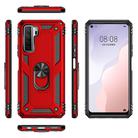 For Huawei P40 Lite 5G Shockproof TPU + PC Protective Case with 360 Degree Rotating Holder(Black) - 2