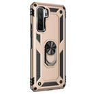 For Huawei P40 Lite 5G Shockproof TPU + PC Protective Case with 360 Degree Rotating Holder(Gold) - 2