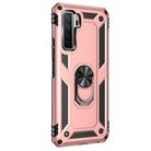 For Huawei P40 Lite 5G Shockproof TPU + PC Protective Case with 360 Degree Rotating Holder(Rose Gold) - 2
