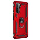 For Huawei P40 Lite 5G Shockproof TPU + PC Protective Case with 360 Degree Rotating Holder(Red) - 2