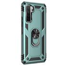 For Huawei P40 Lite 5G Shockproof TPU + PC Protective Case with 360 Degree Rotating Holder(Deep Green) - 2