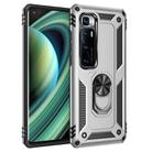 For Xiaomi Mi 10 Ultra Shockproof TPU + PC Protective Case with 360 Degree Rotating Holder(Silver) - 1