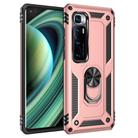 For Xiaomi Mi 10 Ultra Shockproof TPU + PC Protective Case with 360 Degree Rotating Holder(Rose Gold) - 1