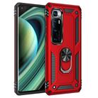 For Xiaomi Mi 10 Ultra Shockproof TPU + PC Protective Case with 360 Degree Rotating Holder(Red) - 1