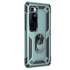 For Xiaomi Mi 10 Ultra Shockproof TPU + PC Protective Case with 360 Degree Rotating Holder(Deep Green) - 1
