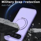 For Google Pixel 9 Pro Kalebol 360-degree Rotating MagSafe Magnetic Holder Phone Case(Light Purple) - 3