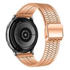 20mm xDfind Seven Beads Buckle Stainless Steel Watch Band(Rose Gold) - 2