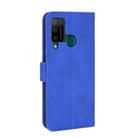 For DOOGEE N20 Pro Solid Color Skin Feel Magnetic Buckle Horizontal Flip Calf Texture PU Leather Case with Holder & Card Slots & Wallet(Blue) - 3