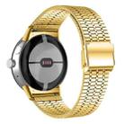 For Google Pixel Watch 3 45mm xDfind Seven Beads Buckle Stainless Steel Watch Band(Gold) - 2