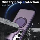For Samsung Galaxy S24+ 5G Kalebol 360-degree Rotating MagSafe Magnetic Holder Phone Case(Purple) - 3