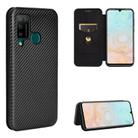 For DOOGEE N20 Pro Carbon Fiber Texture Horizontal Flip TPU + PC + PU Leather Case with Card Slot(Black) - 1