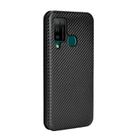 For DOOGEE N20 Pro Carbon Fiber Texture Horizontal Flip TPU + PC + PU Leather Case with Card Slot(Black) - 3