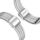 For Redmi Watch 3 xDfind Seven Beads Buckle Stainless Steel Watch Band(Silver) - 2