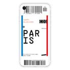 For iPhone SE 2022 / SE 2020 / 8 / 7 Boarding Pass Series TPU Phone Protective Case(Paris) - 1