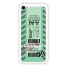 For iPhone SE 2022 / SE 2020 / 8 / 7 Boarding Pass Series TPU Phone Protective Case(Green New York) - 1