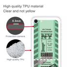 For iPhone SE 2022 / SE 2020 / 8 / 7 Boarding Pass Series TPU Phone Protective Case(Green New York) - 3