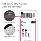 For iPhone SE 2022 / SE 2020 / 8 / 7 Boarding Pass Series TPU Phone Protective Case(Flag of Seoul) - 3