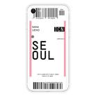 For iPhone SE 2022 / SE 2020 / 8 / 7 Boarding Pass Series TPU Phone Protective Case(Seoul) - 1