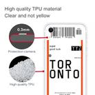 For iPhone SE 2022 / SE 2020 / 8 / 7 Boarding Pass Series TPU Phone Protective Case(Toronto) - 3