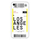 For iPhone SE 2022 / SE 2020 / 8 / 7 Boarding Pass Series TPU Phone Protective Case(Losangeles) - 1