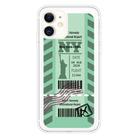 For iPhone 11 Boarding Pass Series TPU Phone Protective Case(Green New York) - 1