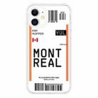 For iPhone 11 Boarding Pass Series TPU Phone Protective Case(Montreal) - 1