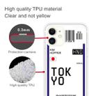 For iPhone 11 Boarding Pass Series TPU Phone Protective Case(Flag of Tokyo) - 3