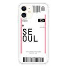 For iPhone 11 Boarding Pass Series TPU Phone Protective Case(Seoul) - 1