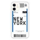 For iPhone 11 Boarding Pass Series TPU Phone Protective Case(New York) - 1