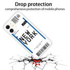 For iPhone 11 Boarding Pass Series TPU Phone Protective Case(New York) - 2