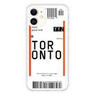 For iPhone 11 Boarding Pass Series TPU Phone Protective Case(Toronto) - 1