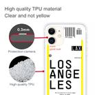 For iPhone 11 Boarding Pass Series TPU Phone Protective Case(Losangeles) - 3