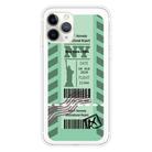 For iPhone 11 Pro Boarding Pass Series TPU Phone Protective Case(Green New York) - 1