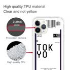 For iPhone 11 Pro Boarding Pass Series TPU Phone Protective Case(Tokyo) - 2