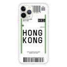 For iPhone 11 Pro Boarding Pass Series TPU Phone Protective Case(Hong Kong) - 1