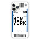 For iPhone 11 Pro Boarding Pass Series TPU Phone Protective Case(New York) - 1