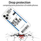 For iPhone 11 Pro Boarding Pass Series TPU Phone Protective Case(New York) - 2