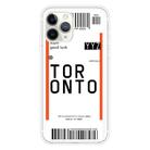 For iPhone 11 Pro Boarding Pass Series TPU Phone Protective Case(Toronto) - 1