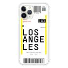 For iPhone 11 Pro Boarding Pass Series TPU Phone Protective Case(Losangeles) - 1