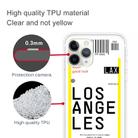 For iPhone 11 Pro Boarding Pass Series TPU Phone Protective Case(Losangeles) - 3