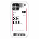 For iPhone 12 mini Boarding Pass Series TPU Phone Protective Case(Seoul) - 1