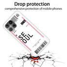 For iPhone 12 mini Boarding Pass Series TPU Phone Protective Case(Seoul) - 1
