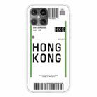 For iPhone 12 mini Boarding Pass Series TPU Phone Protective Case(Hong Kong) - 1