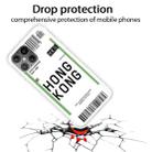 For iPhone 12 mini Boarding Pass Series TPU Phone Protective Case(Hong Kong) - 2